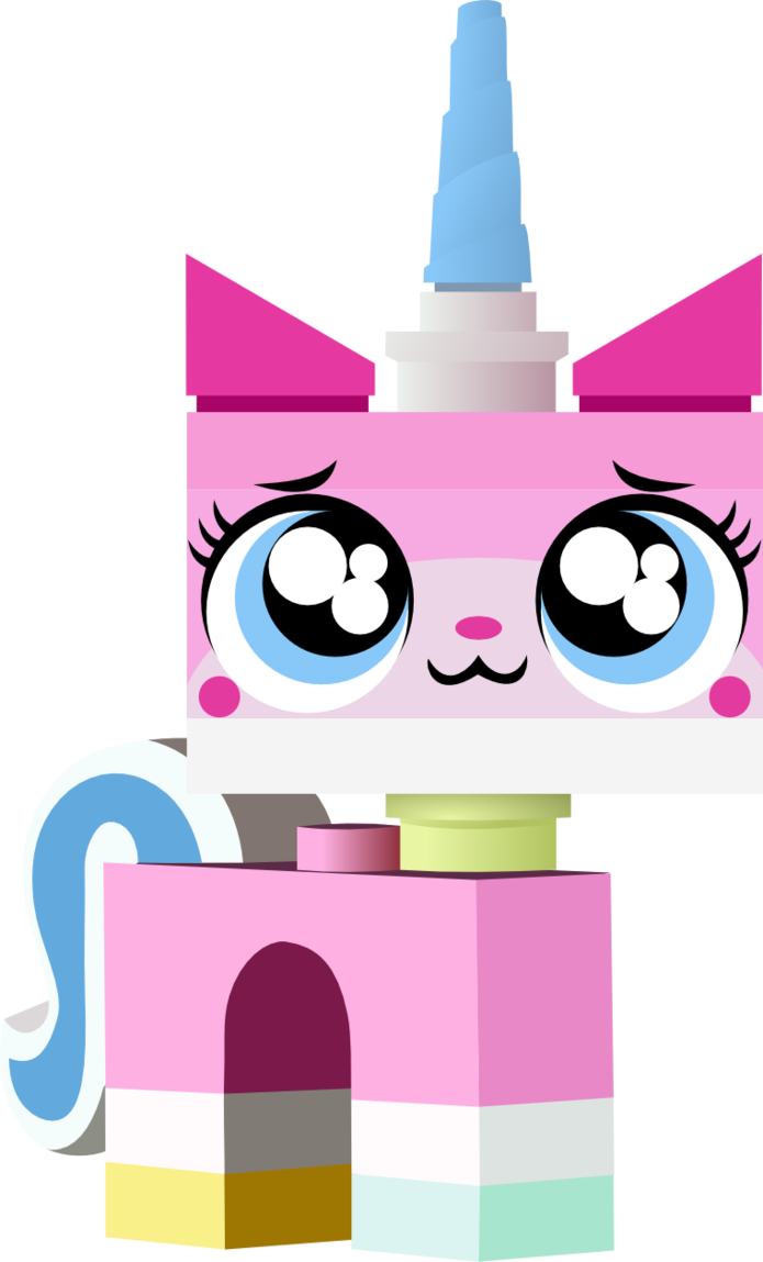 Unikitty By Up1ter-d7ot2en Anime Eyes, Lego Movie, - Unikitty Lego Movie Png Clipart (695x1149), Png Download