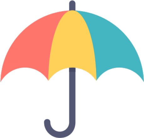 Umbrella Clipart Protection - Umbrella Icon Png Transparent Png (640x480), Png Download