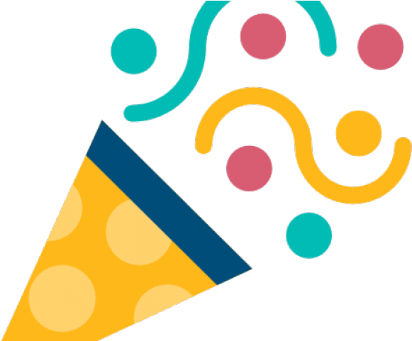 Confetti Clipart Party Horn - Birthday Elements Png Transparent Png (640x480), Png Download