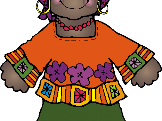 Hippies Clipart Esl Classroom - Cartoon - Png Download (640x480), Png Download