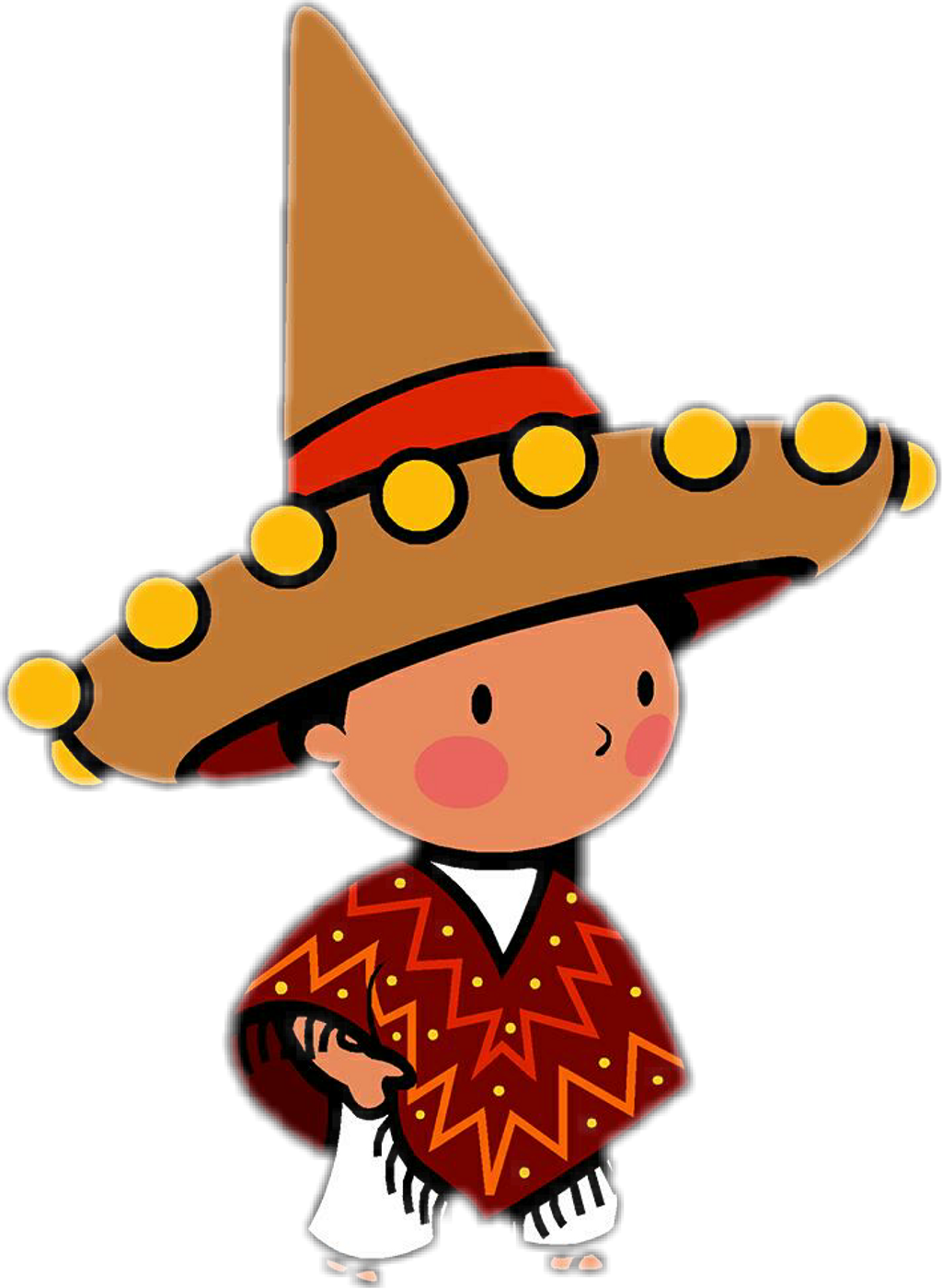 Mexican Sticker Clipart (1024x1400), Png Download