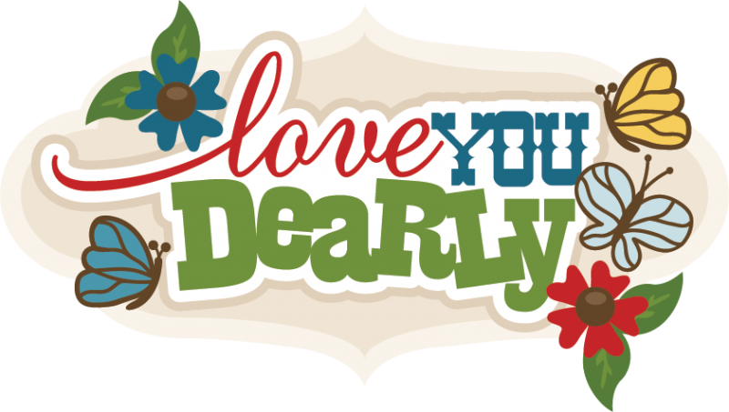 Love You Dearly Clipart (800x453), Png Download