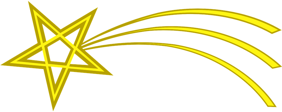 Free Png Images - Clip Art Christmas Stars Transparent Png (960x480), Png Download