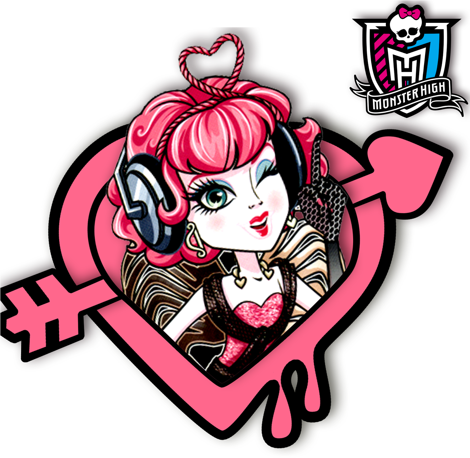 Lovely Text Clipart Ever After High - Monster High - Png Download (1537x1600), Png Download