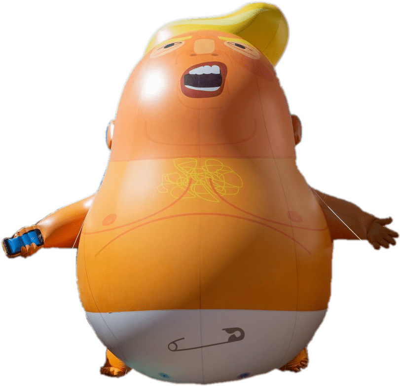 Baby Trump Standing - Donald Trump Baby Png Clipart (852x894), Png Download