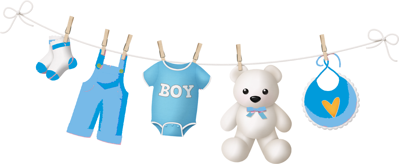 Baby Shower Niño Png - Baby Boy Png Clipart Transparent Png (1600x658), Png Download