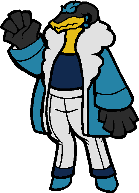 [vest Party] Flynt Finalized Design - Cartoon Clipart (660x660), Png Download