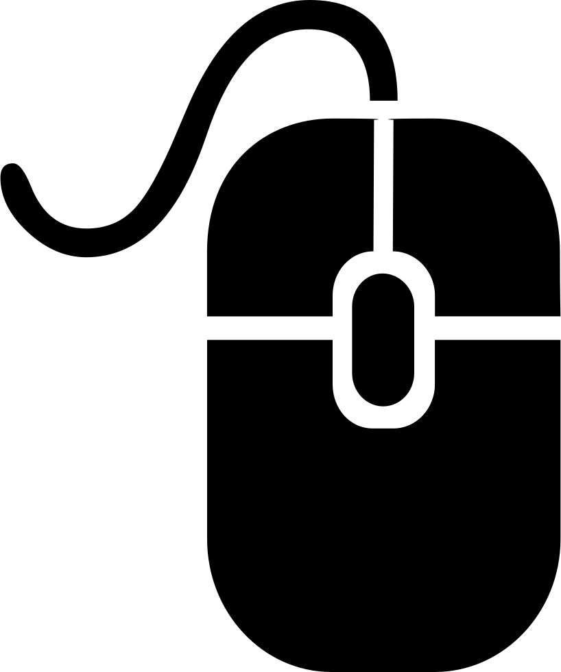 Png File Svg - Mouse Icon Vector Png Clipart (818x980), Png Download