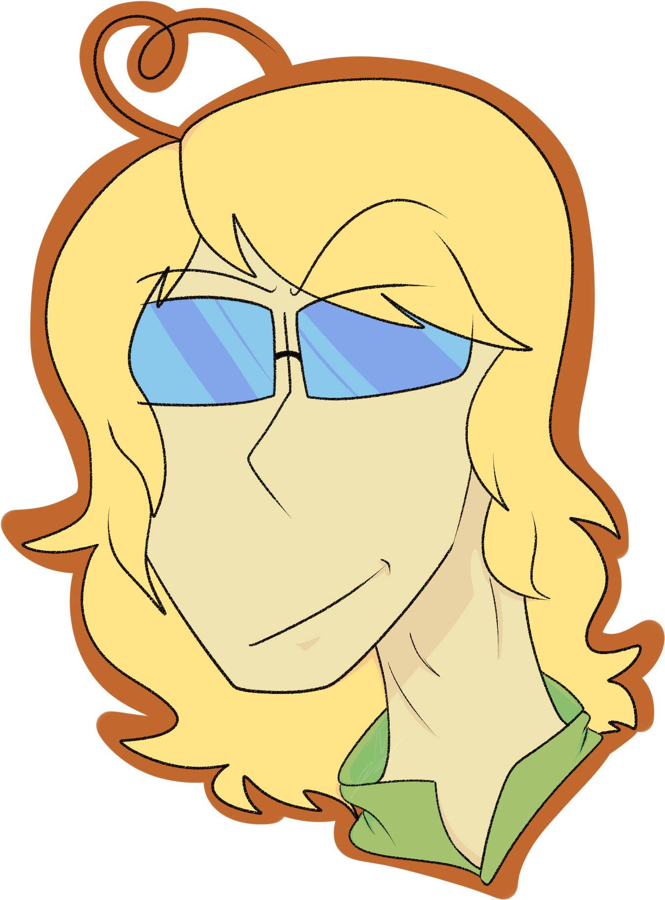 Shitty Holly Doodle - Cartoon Clipart (1656x2036), Png Download