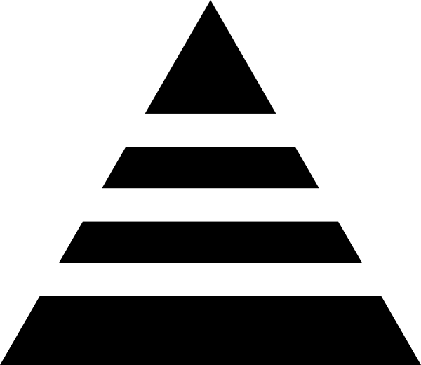 Pyramid Draw Clipart (600x520), Png Download