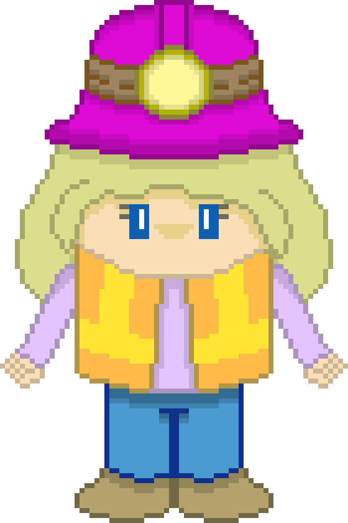 Prospecter Girl - Cartoon Clipart (700x1050), Png Download