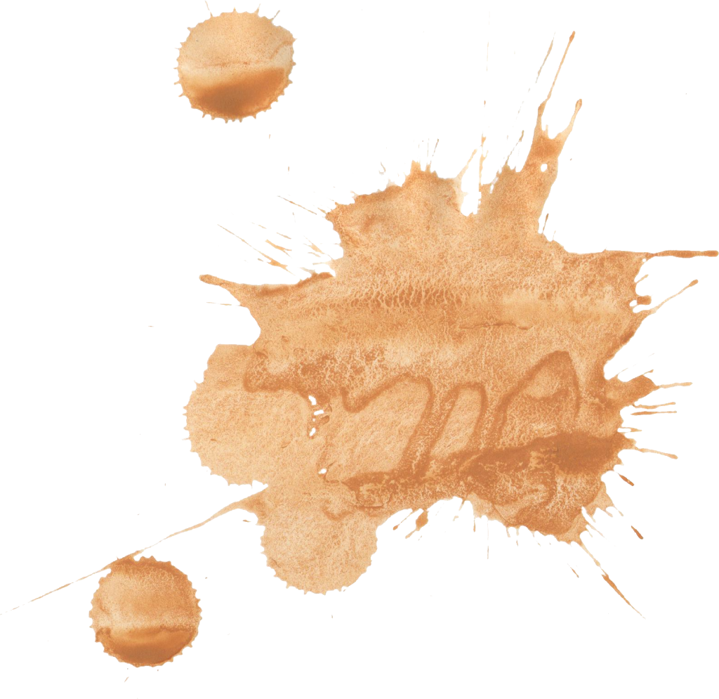 Splatter Png Transparent Onlygfx Com Resolution - Brown Watercolor Splash Png Clipart (1024x995), Png Download