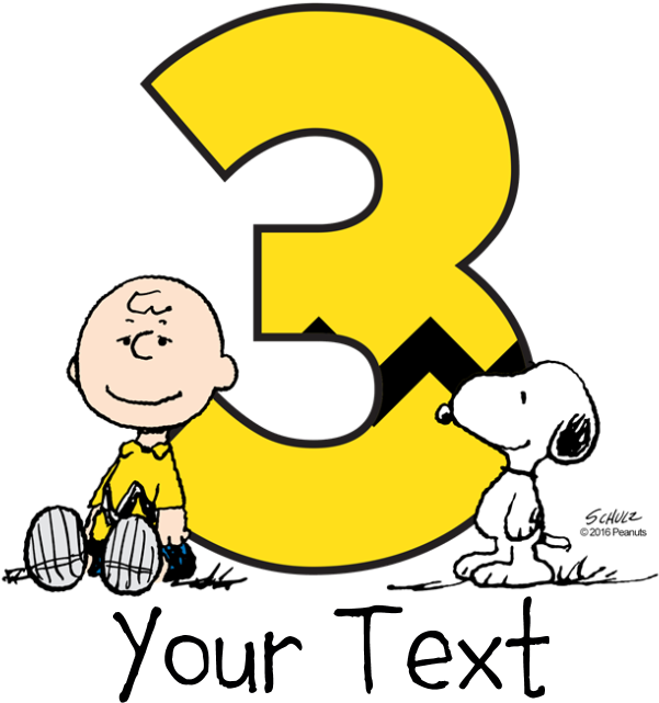 Peanuts Birthday Baseball Jersey - Charlie Brown Birthday 1 Clipart (700x700), Png Download