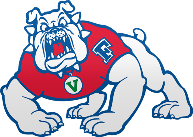 Fresno State Bulldogs Men's Basketball Clipart (800x800), Png Download