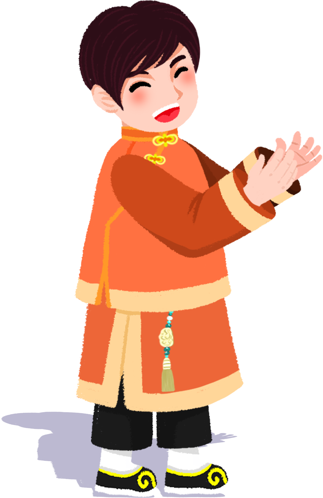 Winter Character Element Png And Psd - Cartoon Clipart (2000x2000), Png Download