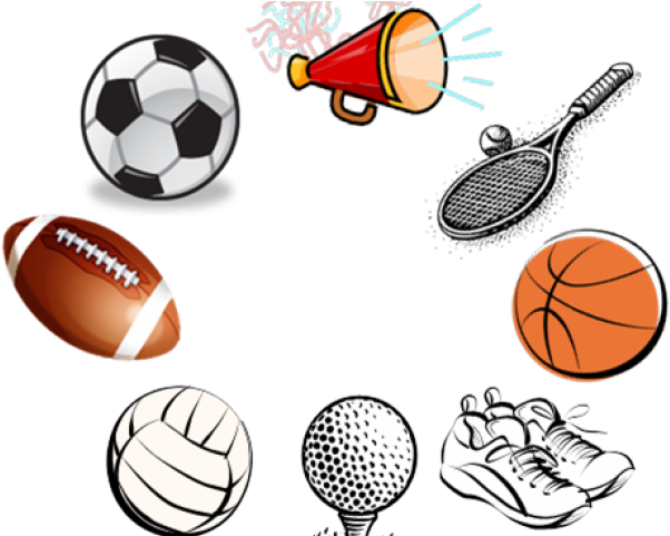Sports Equipment Clipart Indoor Sport - Fall Sports Clip Art - Png Download (640x480), Png Download