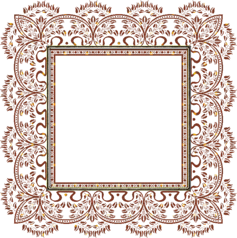 Печать На Ткани Скатерти Принт На Ткани Для Вышивки - White Gold Frame Png Clipart (799x800), Png Download
