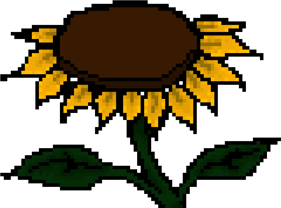 Unfinished - Sunflower Clipart (1200x1200), Png Download