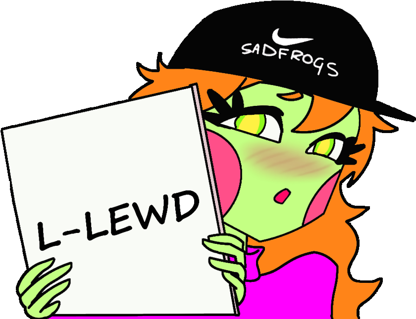 L-lewd Sign , Clipart (888x669), Png Download