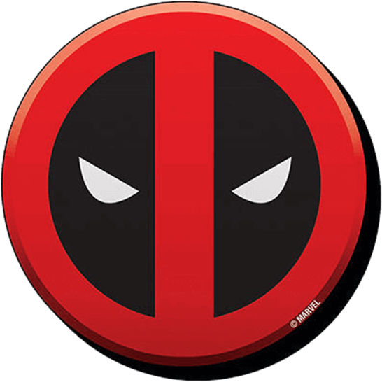 Deadpool Clipart Eye - Deadpool Magnet - Png Download (555x555), Png Download