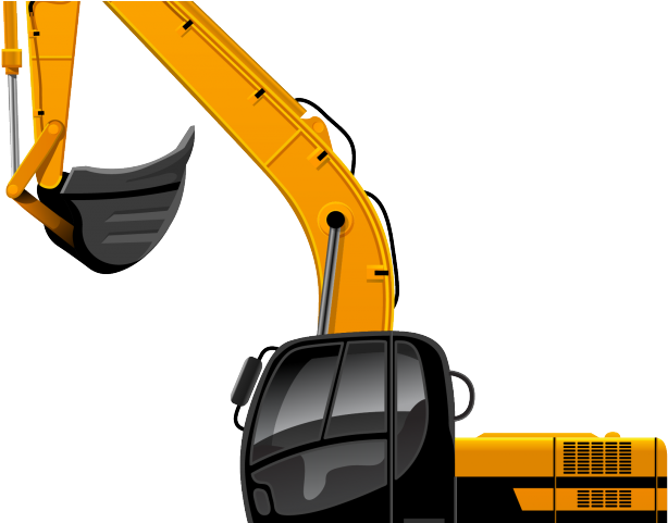 Construction Clipart Excavator - Construction Equipment Clipart Working - Png Download (640x480), Png Download
