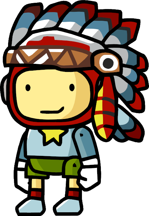 War Bonnet - Maxwell Scribblenauts Clipart (480x697), Png Download
