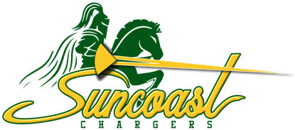 Suncoast High School Chargers Clipart (448x222), Png Download