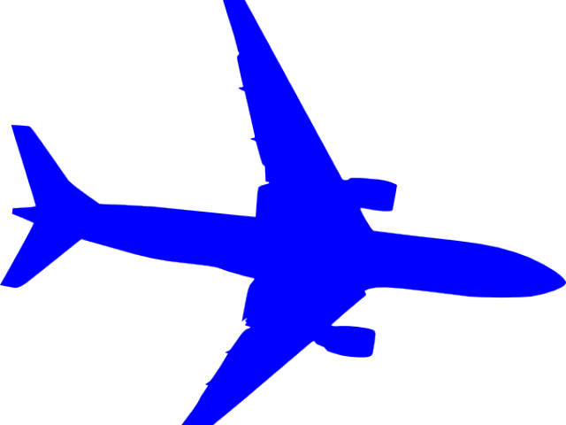Plane Clipart Blue Angel - Airplane Vector Png Transparent Png (640x480), Png Download