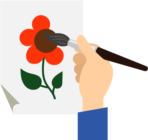 Master Of Easels- Painting - Illustration Clipart (800x575), Png Download