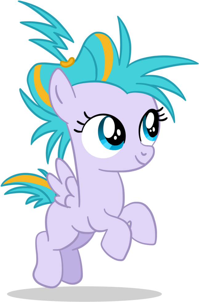 Saveraedae, Cute, Flying, Safe - Cartoon Clipart (646x979), Png Download