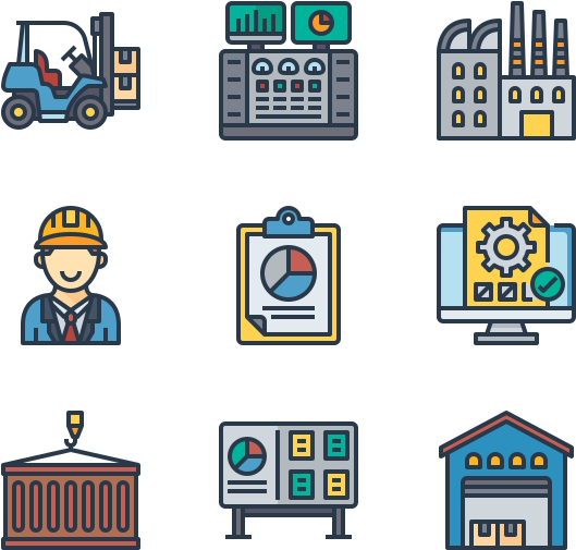 Industry And Manufacturing Clipart (600x564), Png Download