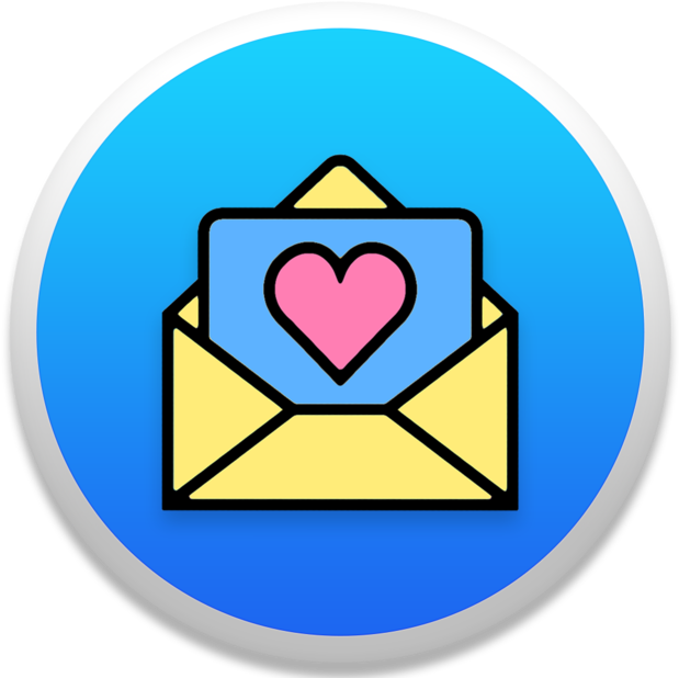 Hero Valentine's Day Templates 4 - Email Icon Outline Clipart (630x630), Png Download