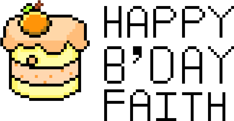 Faith's Birthday Present Clipart (890x520), Png Download