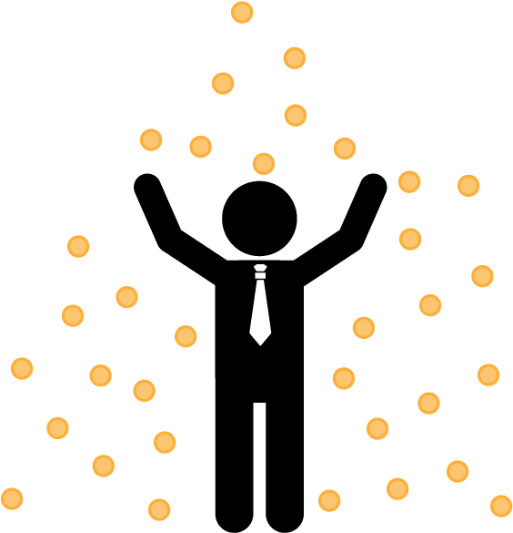 To Come Down/ Illustration / Free / Business / Pictogram - Illustration Clipart (640x640), Png Download