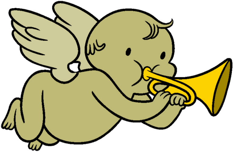 Trumpet Png - Adventure Time Cherub Clipart (772x501), Png Download