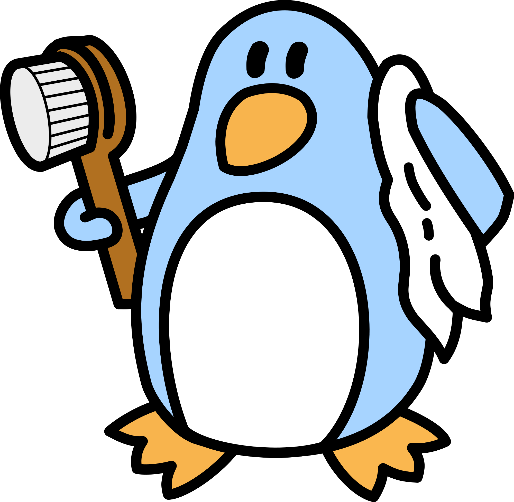 Open - Freedo Linux Libre Clipart (2000x1955), Png Download