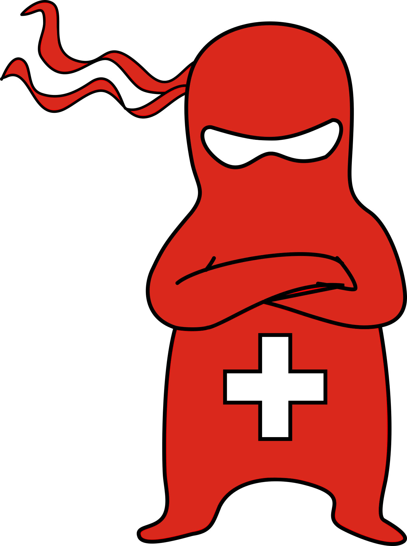 Rac Attack 12c Is Back To Geneva - Ninja Clip Art - Png Download (1342x1800), Png Download