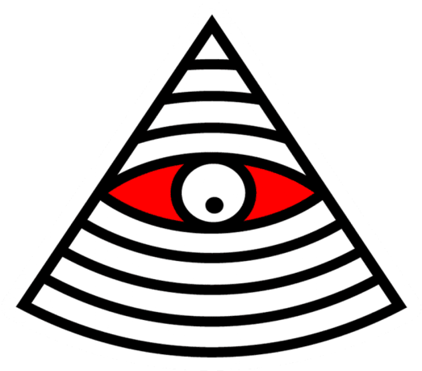 Free Png Download Illuminati Eye Vector Png Images - Illuminati Eye All Transparent Clipart (850x748), Png Download