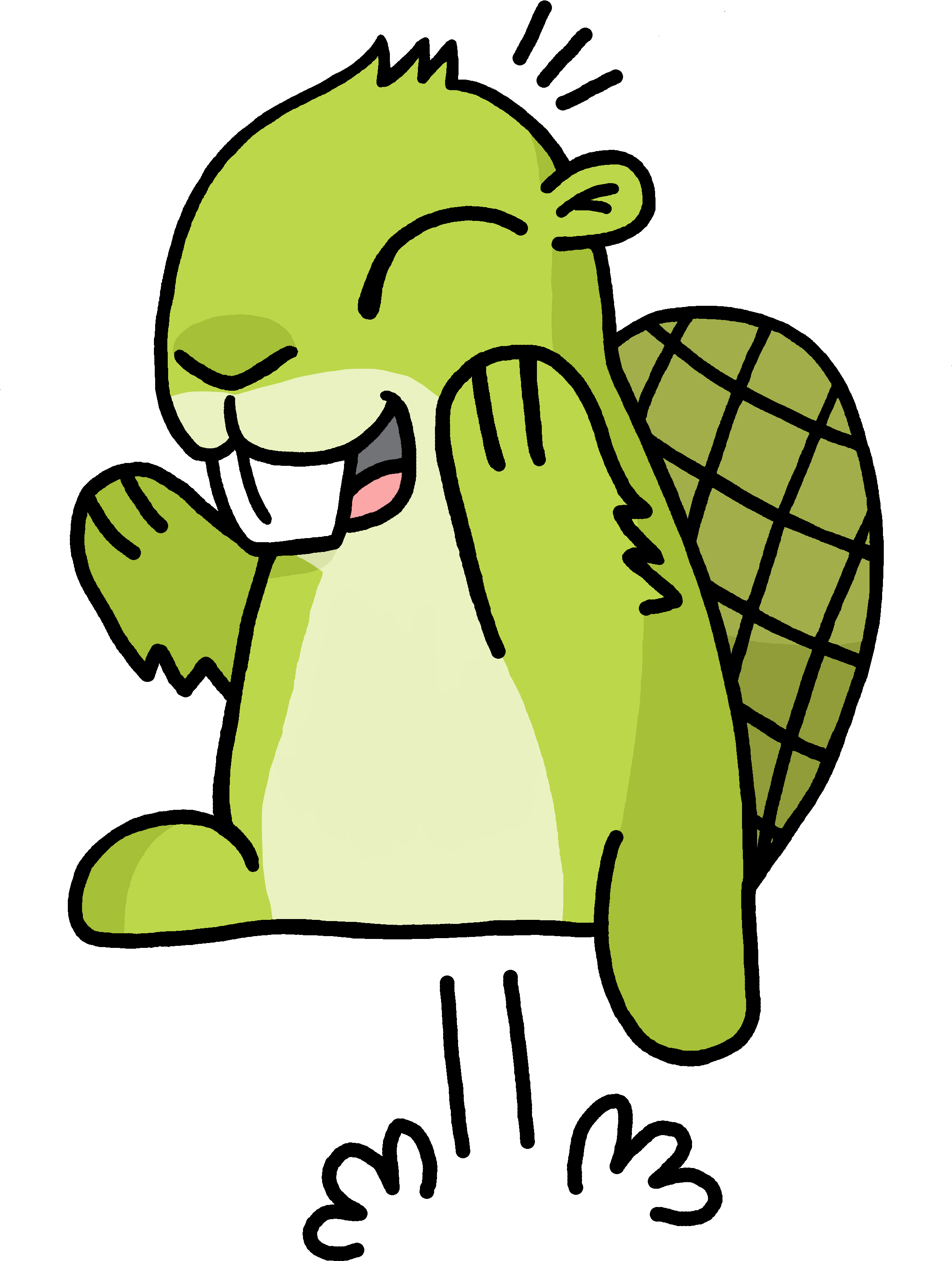 Adsy Saute - Confused Animal Clip Art - Png Download (2614x3380), Png Download