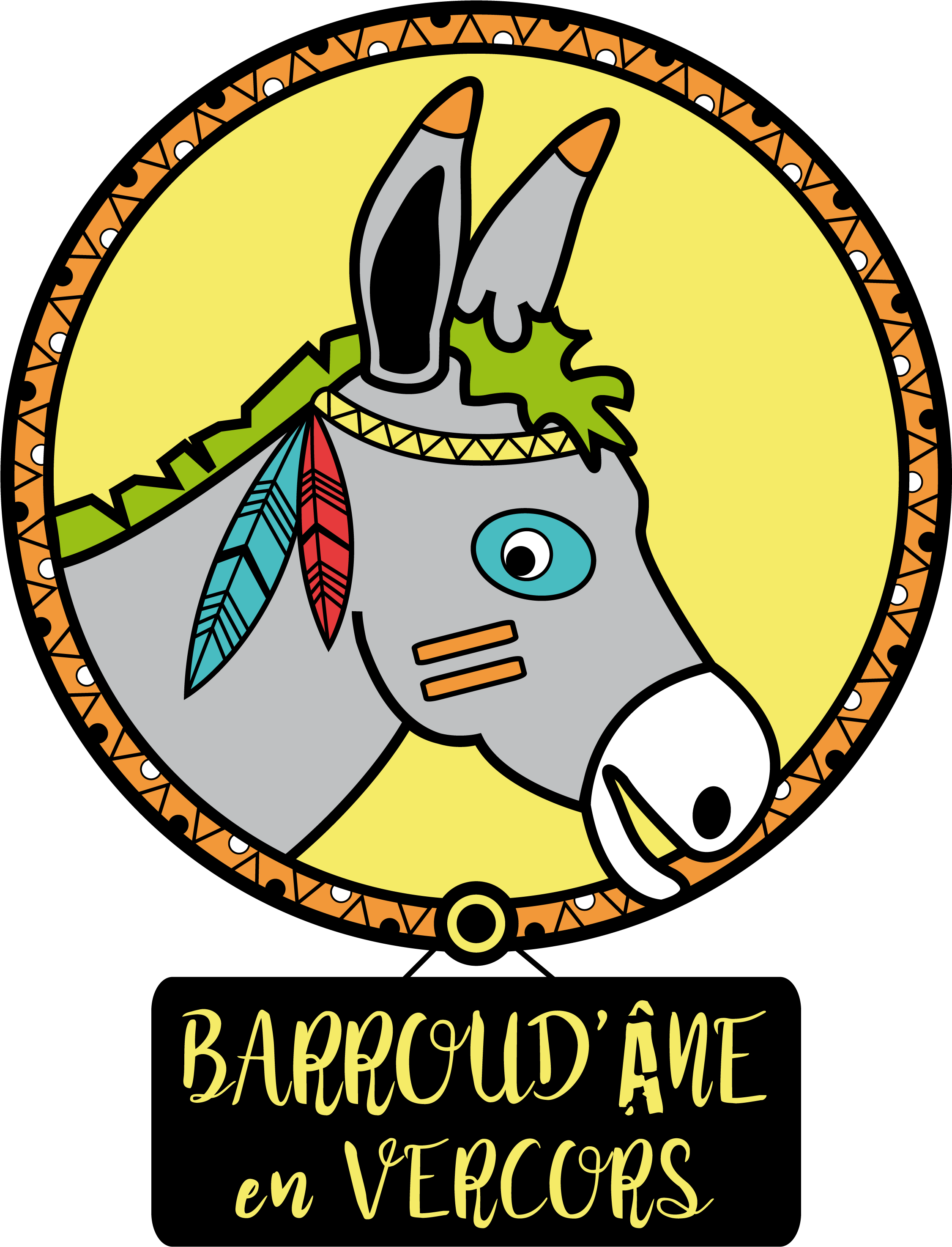 Barroud'âne En Vercors Est Situé Au Cœur Du Parc Naturel - Cartoon Clipart (2251x2997), Png Download