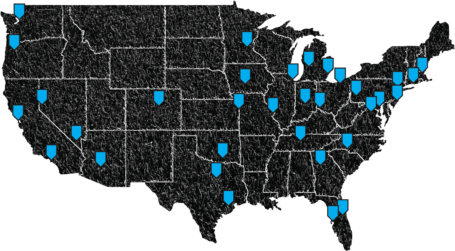 Best Hospitals In Us Map Clipart (1542x859), Png Download