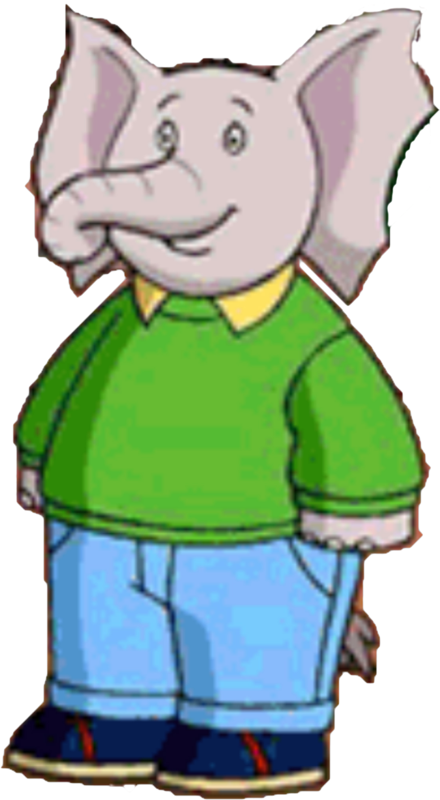 The Large Family - Cartoon Clipart (879x1600), Png Download