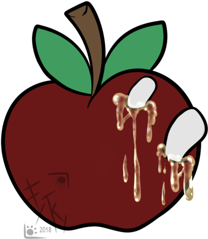 Kuro-kun, Cutie Mark, Cutie Mark Only, Fangs, Food, - Cartoon Clipart (600x600), Png Download