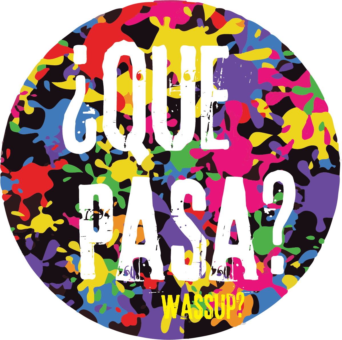 Updates Get It Here - Splatter Paint Backgrounds Clipart (1198x1192), Png Download