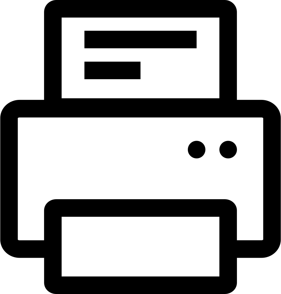 Png File - Icon Printer Clipart (938x980), Png Download