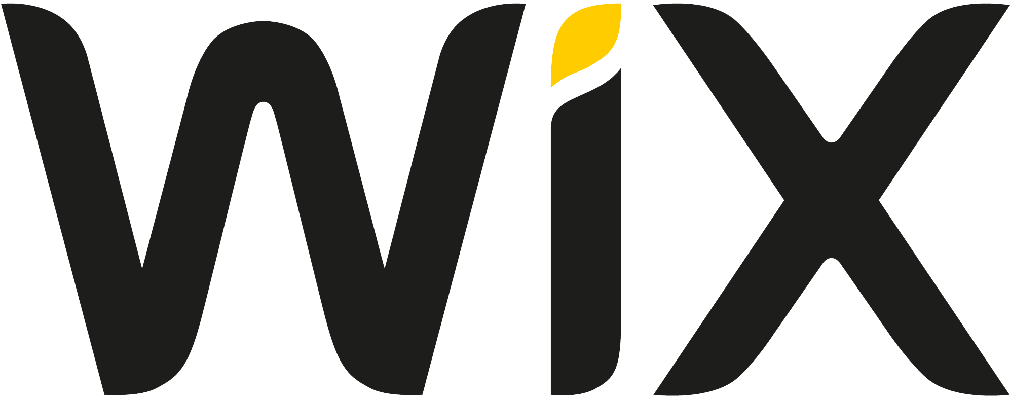 Net Vs - Wix Com Logo Clipart (2102x835), Png Download