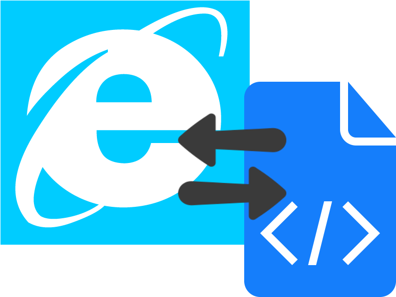 Change “view Source” Editor In Internet Explorer And - Explorer Spoof Logo Internet Clipart (800x600), Png Download