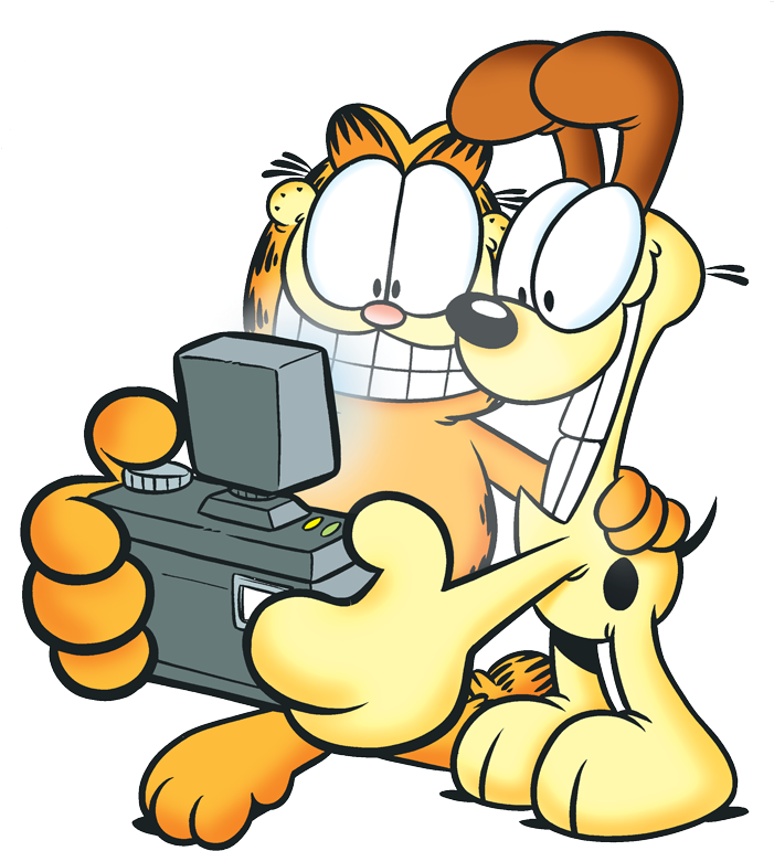 Professor Garfield's - Garfield Selfie Clipart (700x797), Png Download