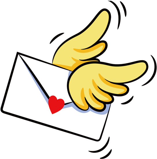 Air Mail / Snail Mail Clipart (600x560), Png Download