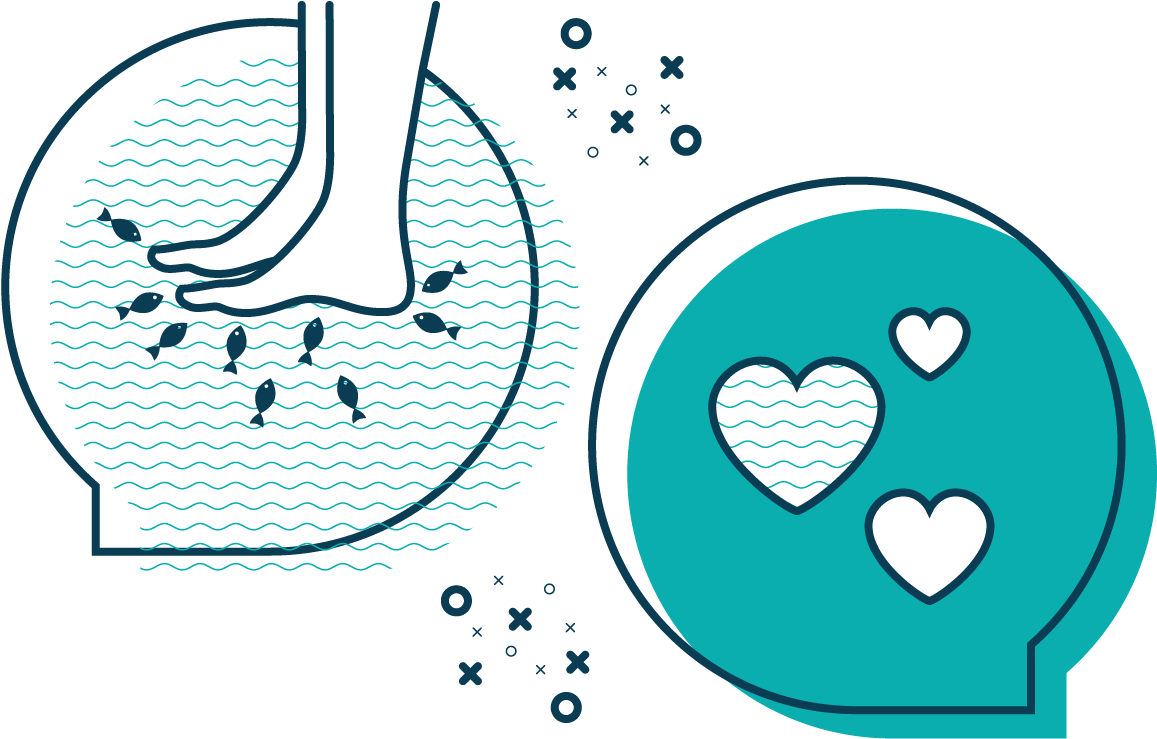 Fische Füße, Gutschein, Knabberfische, Geschenk - Füße Und Fische Clipart (1242x851), Png Download